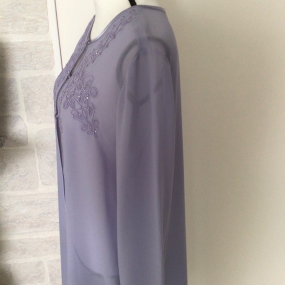 Lavender cover/cape , for dress - Picture 5 of 15